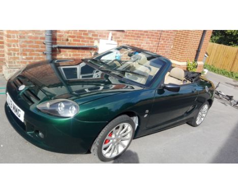 2002 MG TF 160 SprintRegistration no. L13 MMGChassis no. SARRDLBPC2D604927Odometer reading: 84,200MoT expiry date: 16/06/2021