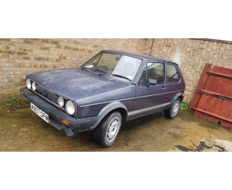 1983 Volkswagen Golf MkI GTIRegistration no. A907 DPNChassis no. 17EW078293Odometer reading: 42,102MoT expiry date: November 