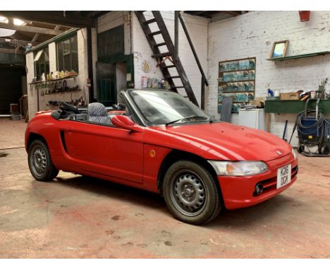 1992 Honda Beat ConvertibleRegistration no. K216 DGMChassis no. PP11022495Odometer reading: 91,250kmMoT expiry date: 09/03/20