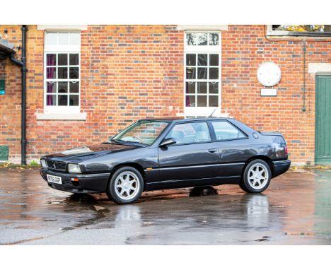 1994 Maserati Ghibli CoupéRegistration no. M755 GGPChassis no. ZAM336B00RA400014Odometer reading: 53,270MoT expiry date: 21/0