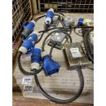 4x 32 Amp distribution units to dual 13 Amp power sockets