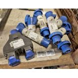 5x 16 Amp 2/3 way mains splitters