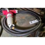 63 Amp three phase cable - approx. 5 metres