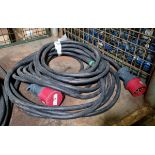 32 Amp three phase cable - approx. 20 metres