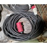 32 Amp triple phase cable - approx. 20 metres