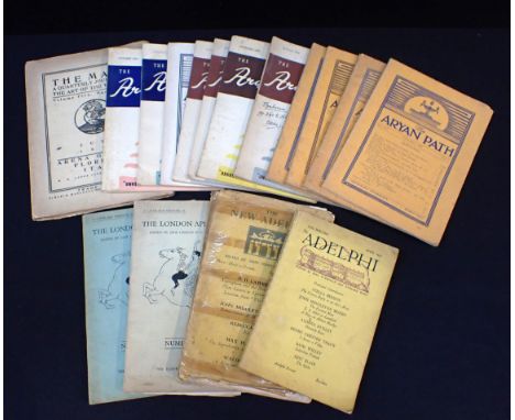 A COLLECTION OF THE ARYAN PATH MAGAZINE1940s and 1950s, , with copies of other literary and theatre magazines, The Mask, The 