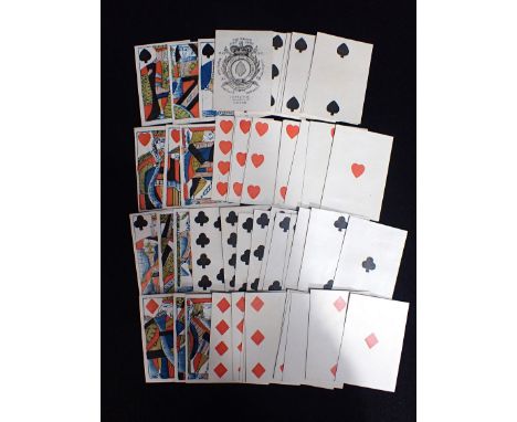 A PACK OF EARLY 19th CENTURY HUNT & SONS PLAYING CARDSwith square corners