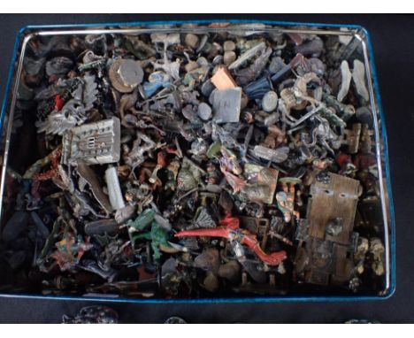 A COLLECTION OF WARHAMMER (?) PAINTED LEAD FIGURES1980s, representing myths, legends and fantasy, for games playing