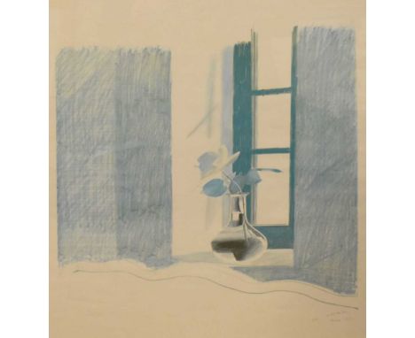 David Hockney (British, b.1937) - Lithograph print - 'Le Nid du Duc', signed and dated May 1971 within the plate, 49cm x 44cm