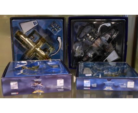 Four boxed Corgi 'Aviation Archive' model aeroplanes - 'Bristol Beaufighter', 'Boeing B-17 "Memphis Belle"', 'Avro Lancaster'