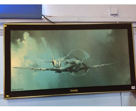 Spitfire', print, 49 x 99cm