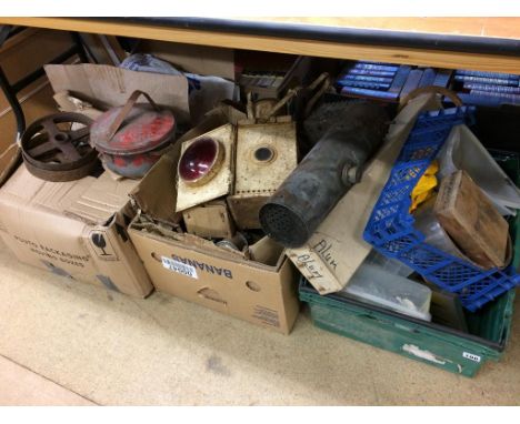 Assorted tools and spare parts
