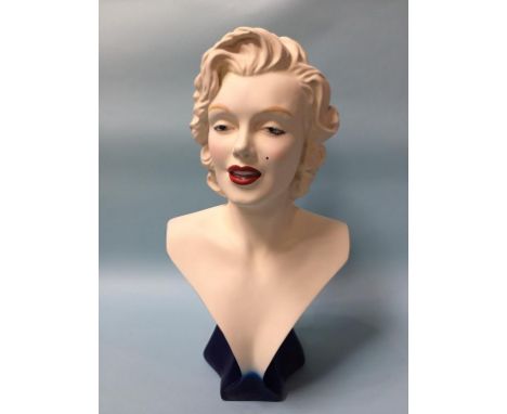 A bust of Marilyn Monroe