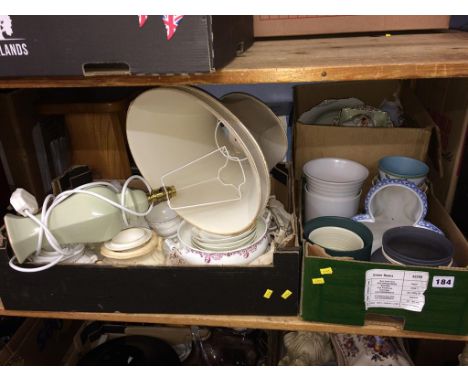 A shelf of assorted