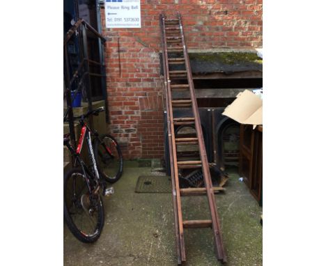 A wood ladder