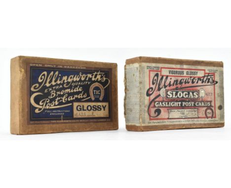 Illingworth's - two early 20th century Edwardian circa 1910 original boxed photographic postcards. The lot comprising Illingw