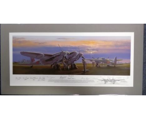 Time to Go Mosquito print by Phillip West. Each print is signed and numbered by the artist, along with the signatures of high