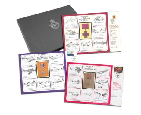 Nineteen large DM Medal Special Signed Covers. The unbelievably rare set of 19 special signed large RAF Museum Awards Series 