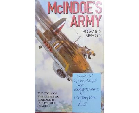Edward Bishop McIndoes Army The Story of The Guinea Pig Club and Its Indomitable Members. Signed on bookplate by Geoffrey Pag