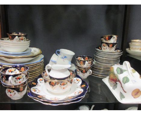 A group of assorted dinner and tea wares to include Shelley Phlox part tea set, Spode 'Chelsea', Wedgwood jasperware, etc  