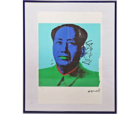 Warhol, Andy (1928 Pittsburgh/PA  – New York City 1987) nach Mao. Farbserigraphie, re. u. Drucksign. und li. u. Ex. 44/125. B