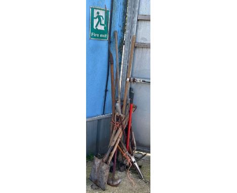 Collection of gardening &amp; hand tools