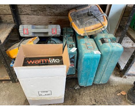 Collection of cordless &amp; electric power tools to include Makita DS drill etc