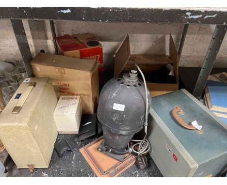 Prins movie editor, enlargers, typewriter etc