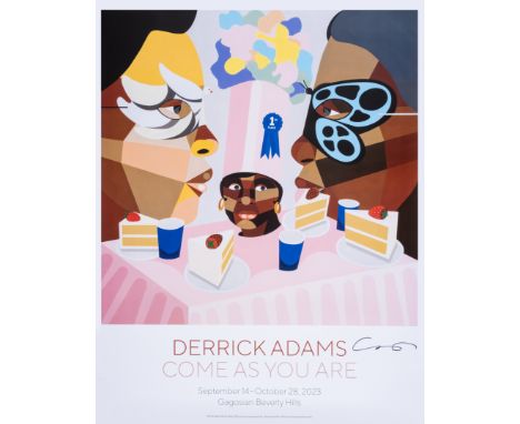 Derrick Adams (b.1970)Be The Table, 2023Offset lithograph in colours, 2023, signed and dated in black pen, published by Gagos