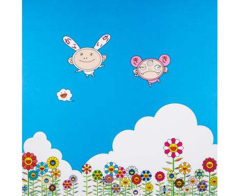 Takashi Murakami (b.1962)If only I could do this, if only I could do thatOffset lithograph printed in colours, 2002, signed i