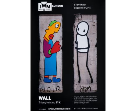 STIK (b. 1979) and Thierry Noir (b. 1958)Imperial War Museum London PosterOffset lithograph printed in colours, 2019, signed 