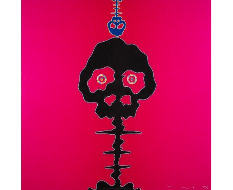 Takashi Murakami (b.1962)Time Bokan - PinkOffset lithograph printed in colours, 2006, signed in silver ink, numbered from the