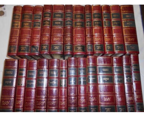 CHURCHILL, W.S. Major Works Centenary First Edition 25 vols. 1974, London, 8vo orig. gt. dec. mock leather