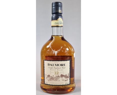 Bottle of The Dalmore singe highland malt Scotch Whisky, aged 12 years. 70cl. (B.P. 21% + VAT)