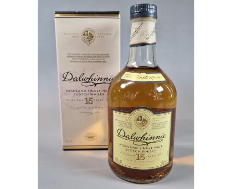 Bottle of Dalwhinnie Highland single malt Scotch Whisky, 15 years old. 70cl. In original box. (B.P. 21% + VAT)