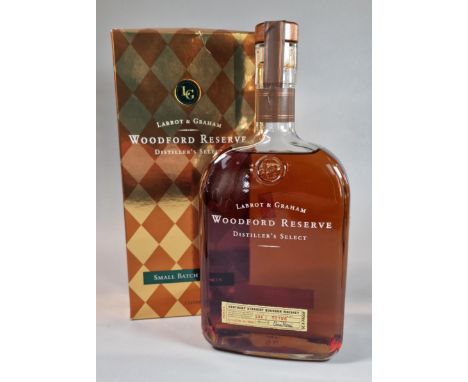 Bottle of Labrot and Graham Woodford Reserve Distiller's Select Kentucky Straight Bourbon Whiskey. In original box. 1 Litre. 