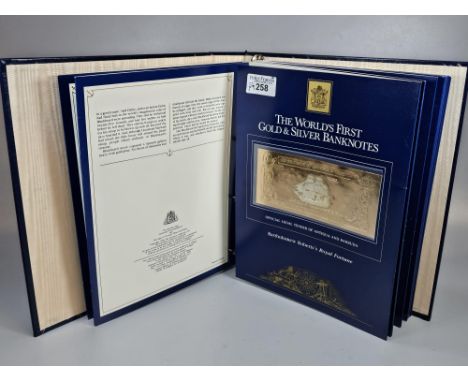 The World's First Gold and Silver Banknotes, a cased folio of reproductions. (B.P. 21% + VAT)