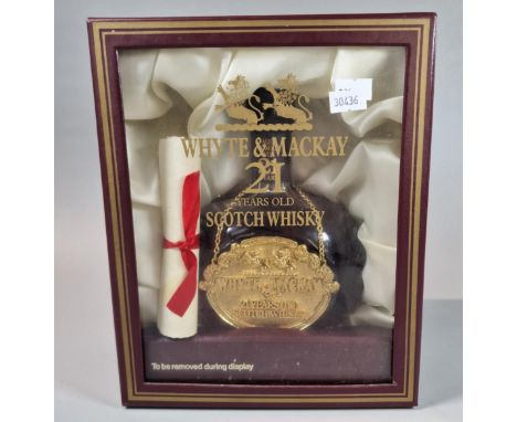 Bottle of Whyte and Mackay 21 years old Scotch Whisky, in original presentation box with scroll certificate. (B.P. 21% + VAT)
