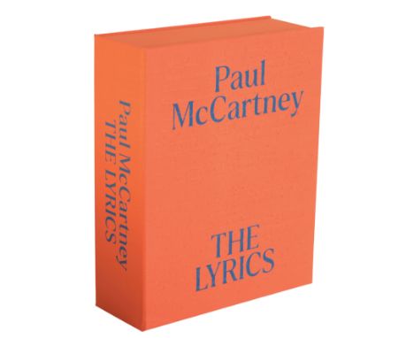 PAUL MCCARTNEY (b. 1942): 'The Lyrics: 1956 to the Present' deluxe edition limited to 175 signed and numbered copies, of whic