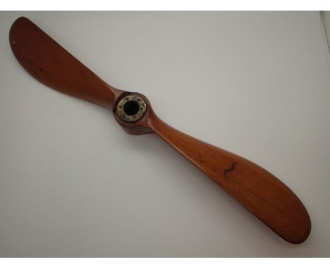 Vintage laminated wood propellor with military broad arrow L: 45 cm 