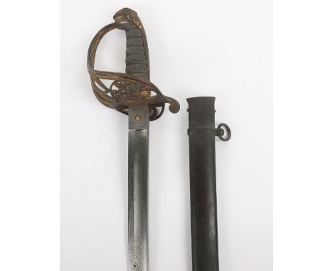 1845 Pattern Infantry Officer's Sword of Major General T.D. Carpenter (Madras Infantry), regulation blade by Henry Wilkinson,