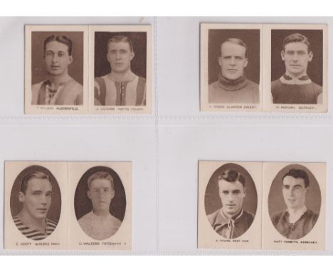 Trade cards, Football, Thomson, Vanguard Photo Gallery (set, 10 cards issued as folders each with four player portraits) incl