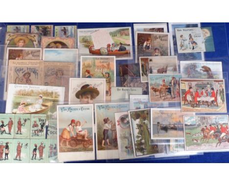 Trade cards, Van Houten, a collection of 70+ Van Houten cards, French, Dutch &amp; English examples from various series inc. 