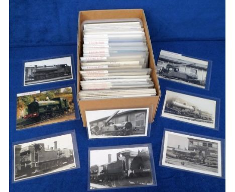 Photographs/Postcards, Rail, a collection of approx. 150 images of GWR engines listed by engine number to include Earl Class,