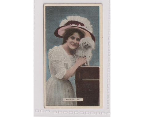 Cigarette card, Phillip's, Actresses, 'C' Series (Teapot), type, Miss Edna May (gd)