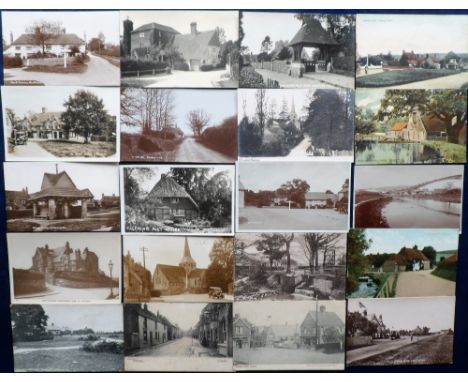 Postcards, Sussex, a good collection of approx. 90 cards of Sussex with RP's of Patching Post Office, Poling, Six Bells North