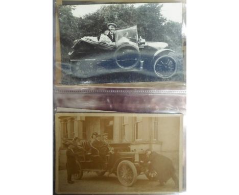 Photographs Motoring, approx. 140 images dating from circa 1900 to 1970s showing motor racing, touring, engine repairs etc. m