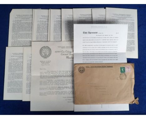 Football, Tottenham Hotspur, PFA letter dated 27 August 1964 with original posting envelope addressed 'The Captain of Tottenh