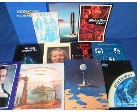 Music Programmes, a collection of 12, 1980s programmes to include Camel, Status Quo, Black Sabbath, Saxon, E.L.O., The Moody 