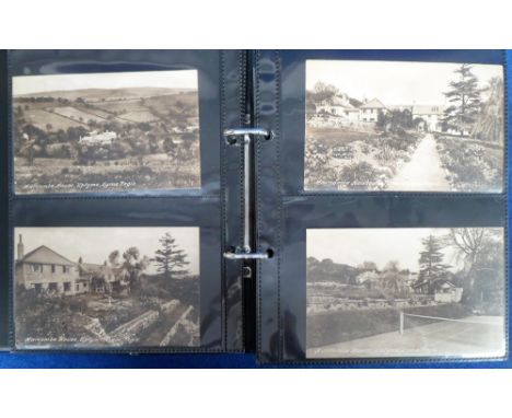 Postcards, a collection of approx. 160 cards of Uplyme on the Devon/Dorset border inc. RP's of the War Memorial, The Village 